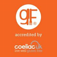 Caterers and Restaurateurs GF Accreditation Sticker