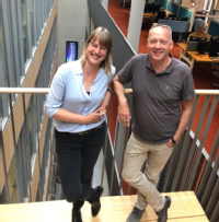Groningen researchers Iris Jonkers and Sebo withoff