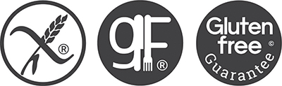 Gf, GfG, Crossed Grain logos