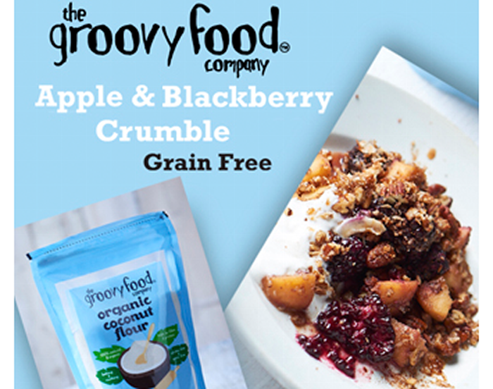 Apple & Blackberry Grain Free Crumble